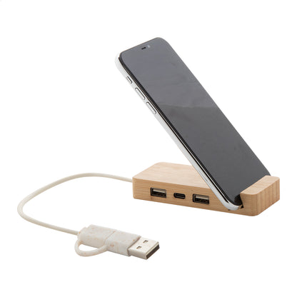 Mobaru bambusz USB hub natúr – Dekormunka – további kép 4