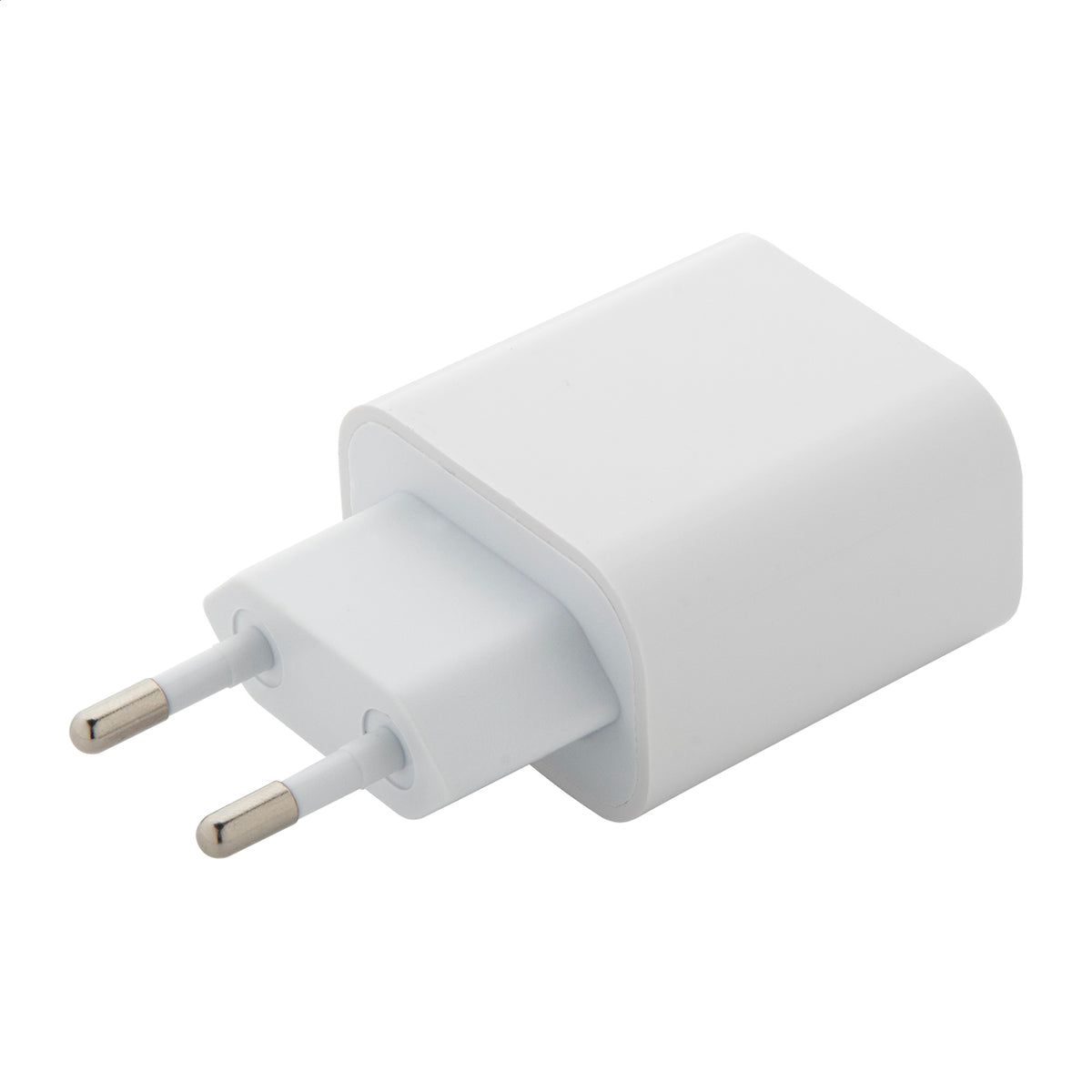 Recharge újrahasznosított ABS USB fali töltő fehér – Dekormunka – további kép 2