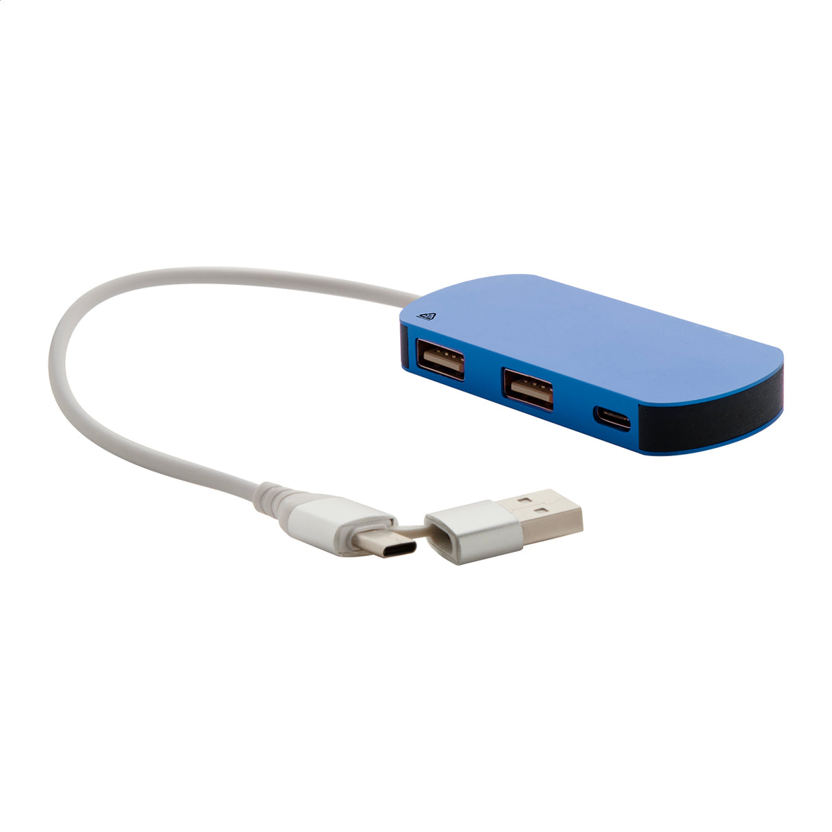 Raluhub újrahasznosított alumínium USB hub kék – Dekormunka – további kép 4
