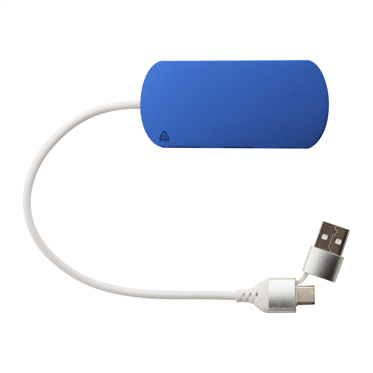 Raluhub újrahasznosított alumínium USB hub kék – Dekormunka – további kép 5