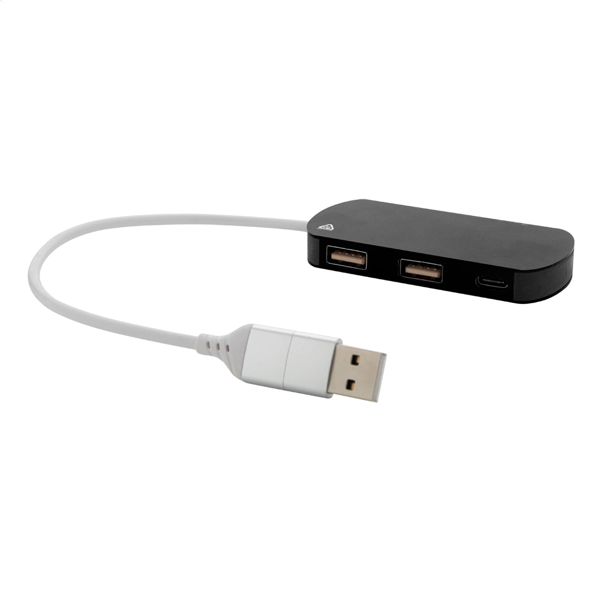 Raluhub újrahasznosított alumínium USB hub fekete – Dekormunka