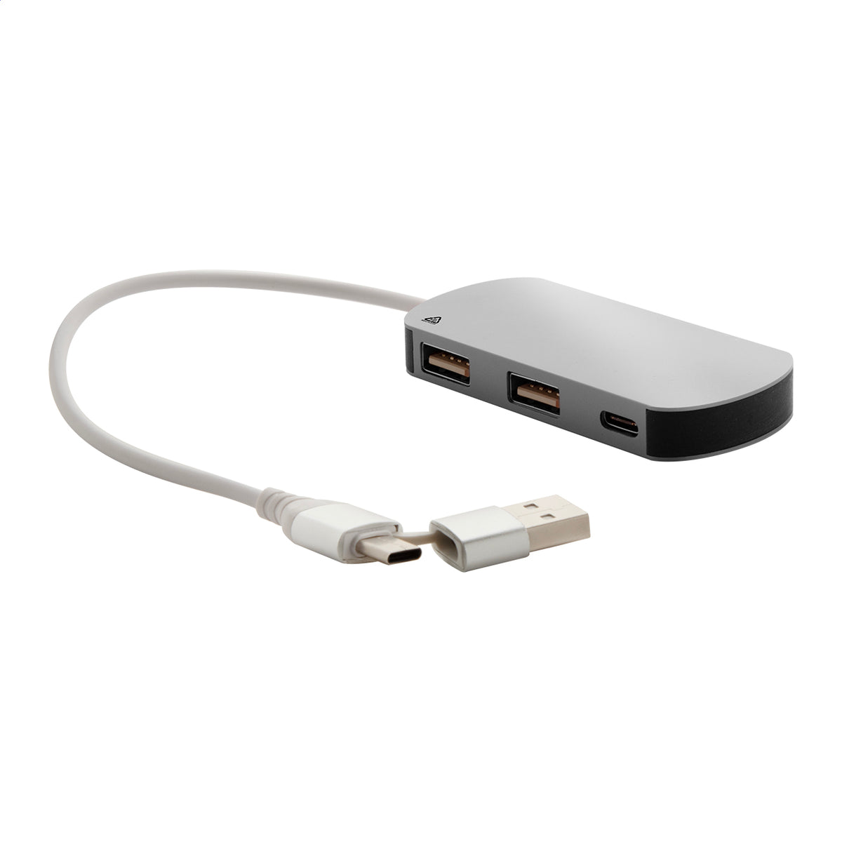 Raluhub újrahasznosított alumínium USB hub ezüst – Dekormunka – további kép 2