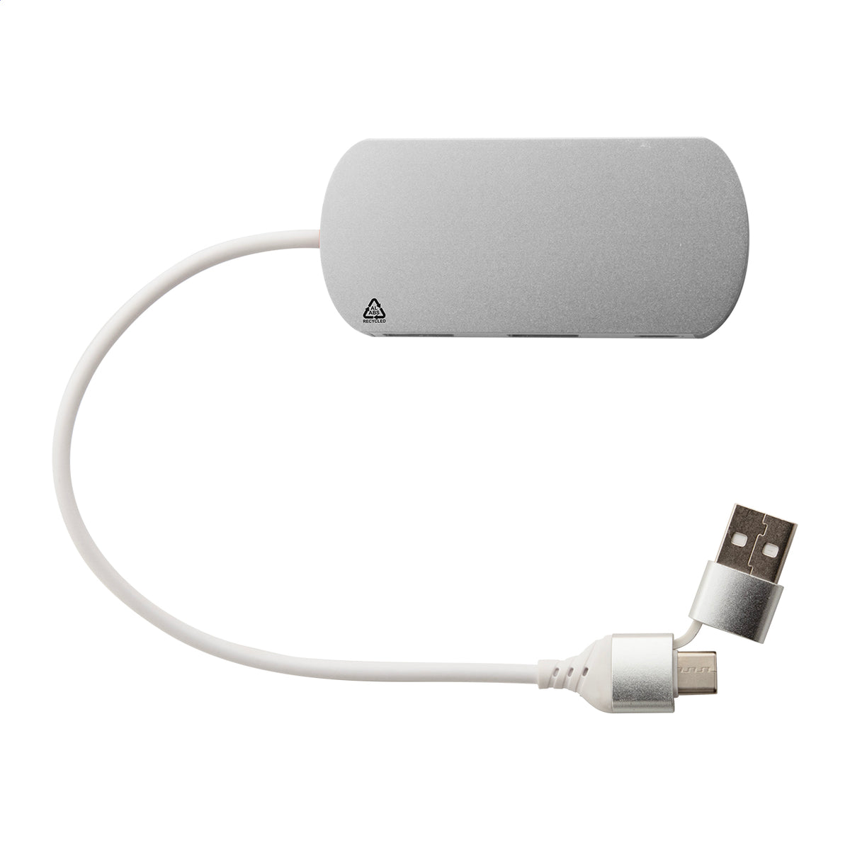 Raluhub újrahasznosított alumínium USB hub ezüst – Dekormunka – további kép 3