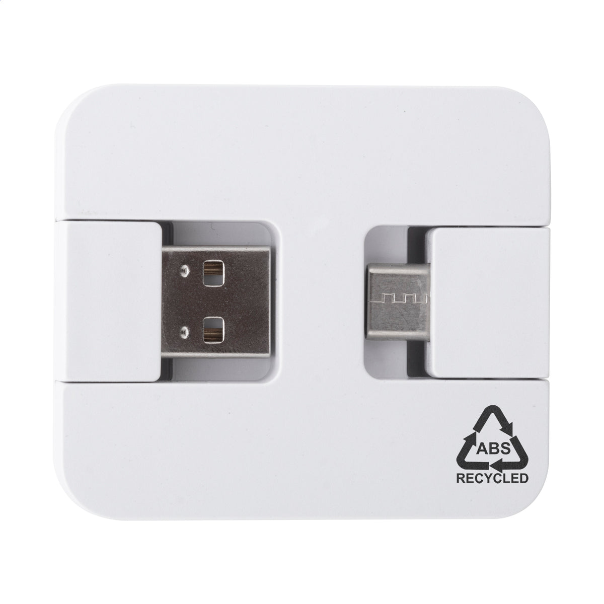Rahubu újrahasznosított ABS USB hub fehér – Dekormunka – további kép 7