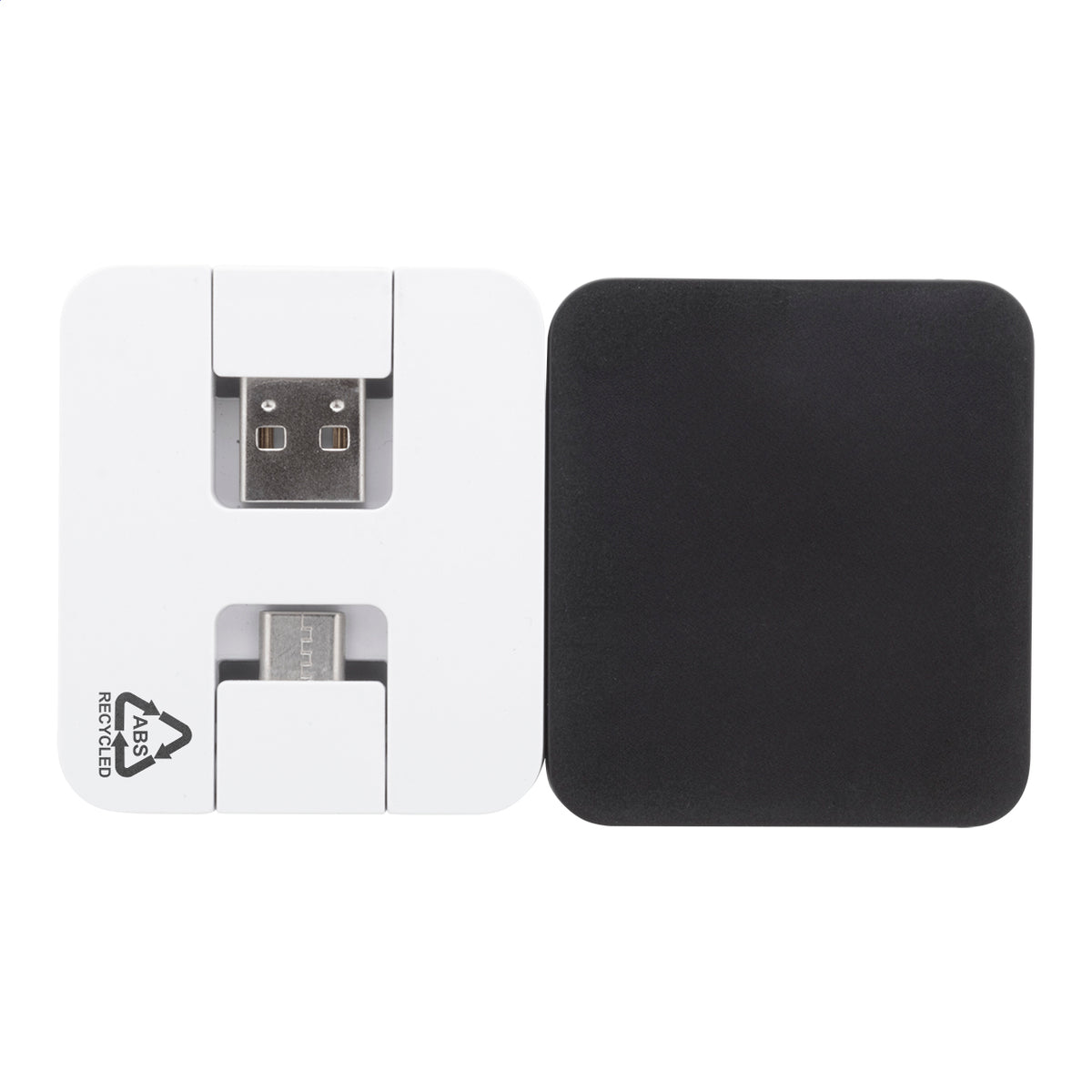 Rahubu újrahasznosított ABS USB hub fehér – Dekormunka – további kép 3
