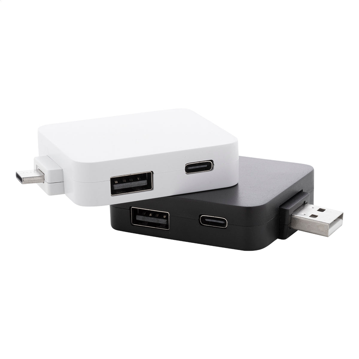 Rahubu újrahasznosított ABS USB hub fehér – Dekormunka – további kép 4
