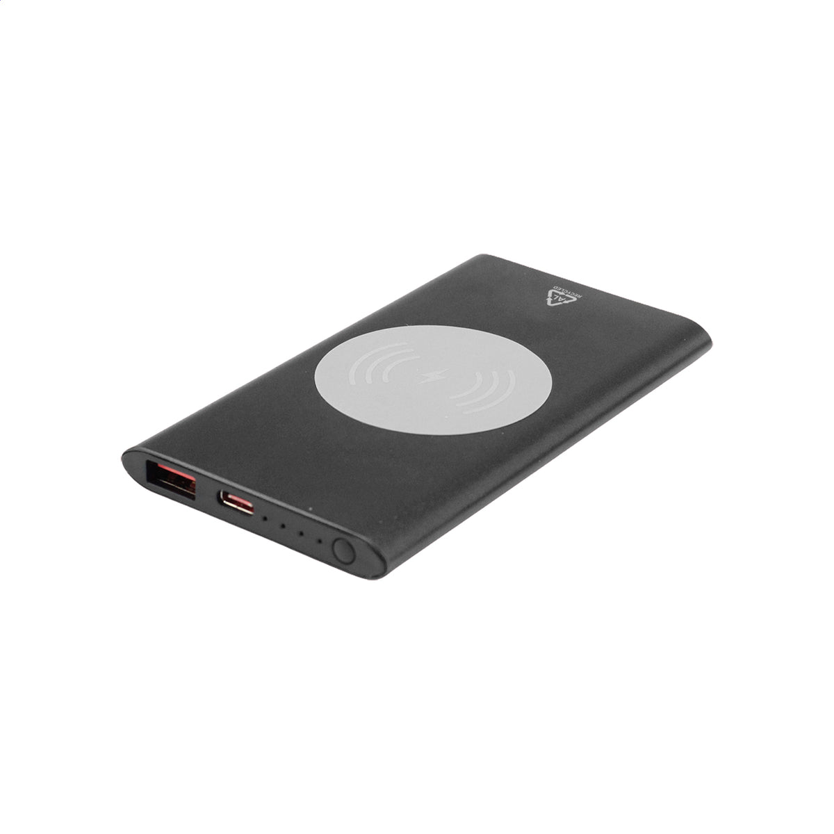 RaluWir újrahasznosított alumínium power bank fekete – Dekormunka