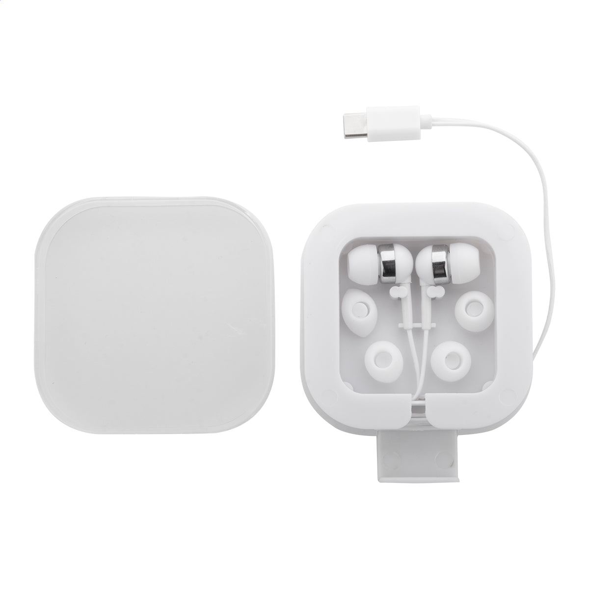 Cound műanyag USB-C fülhallgató fehér – Dekormunka – további kép 3