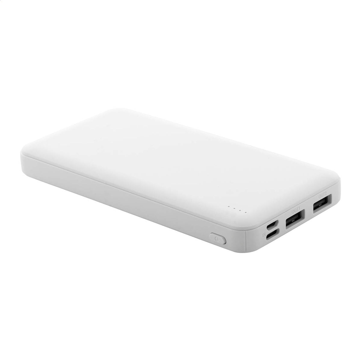 Rabobank XL újrahasznosított ABS power bank fehér – Dekormunka