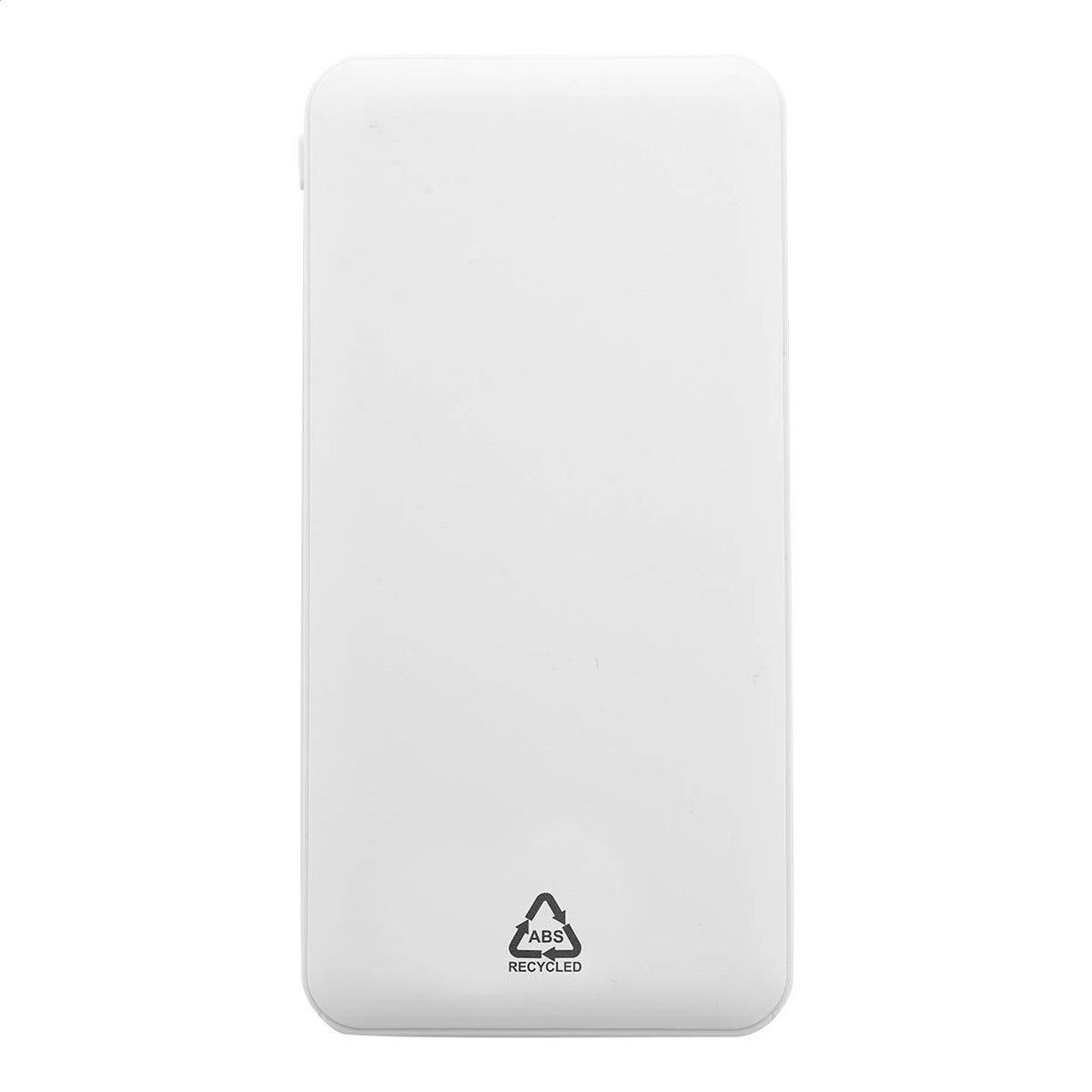 Rabobank XL újrahasznosított ABS power bank fehér – Dekormunka – további kép 3