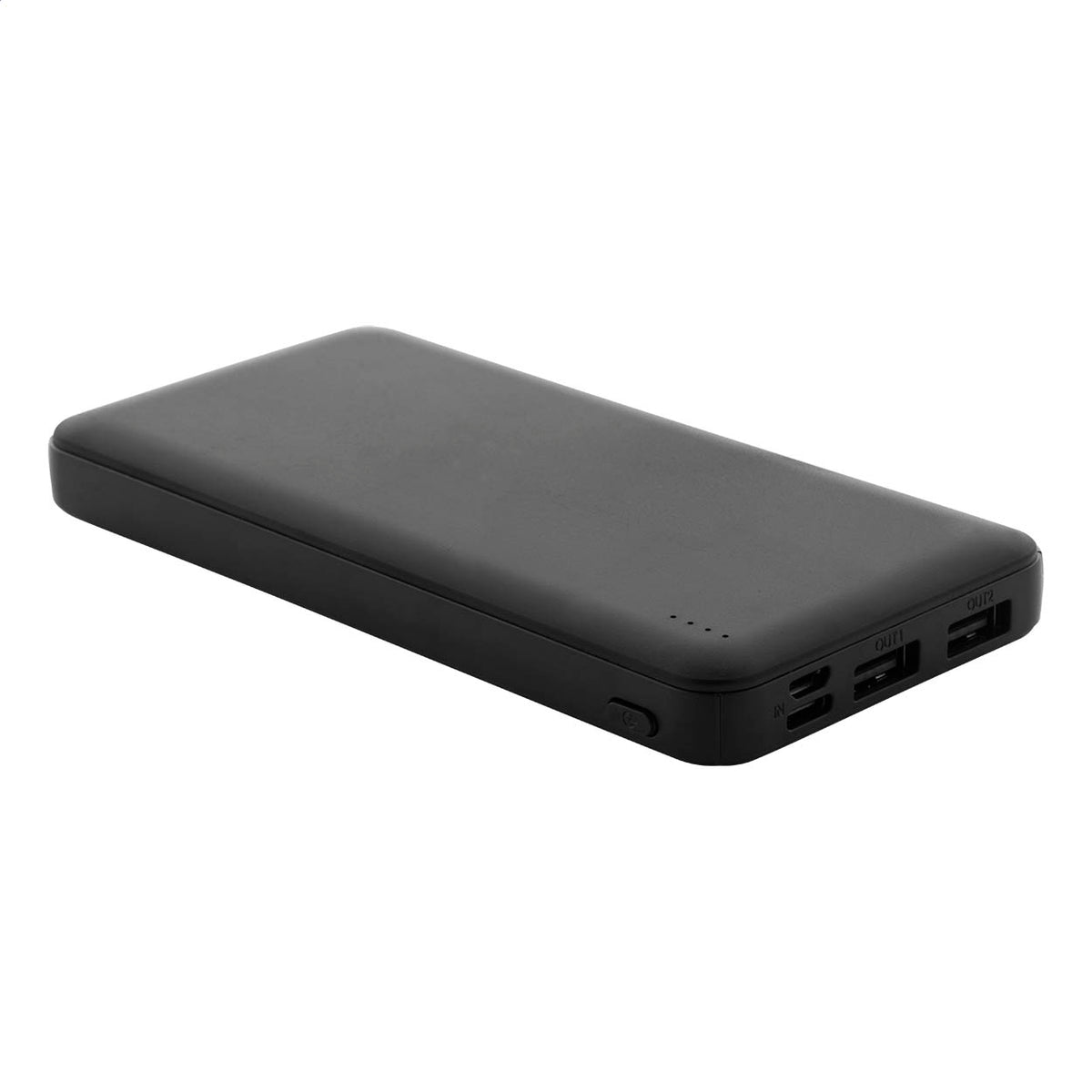 Rabobank XL újrahasznosított ABS power bank fekete – Dekormunka