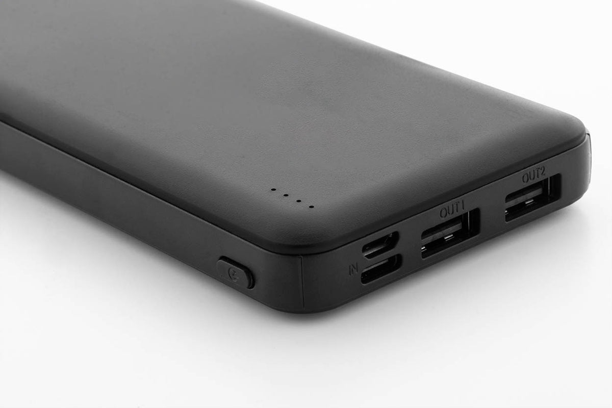 Rabobank XL újrahasznosított ABS power bank fekete – Dekormunka – további kép 4