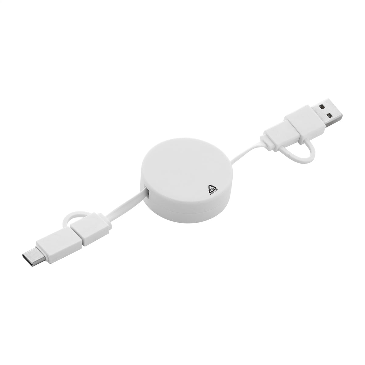 Rascop újrahasznosított ABS USB töltőkábel fehér – Dekormunka