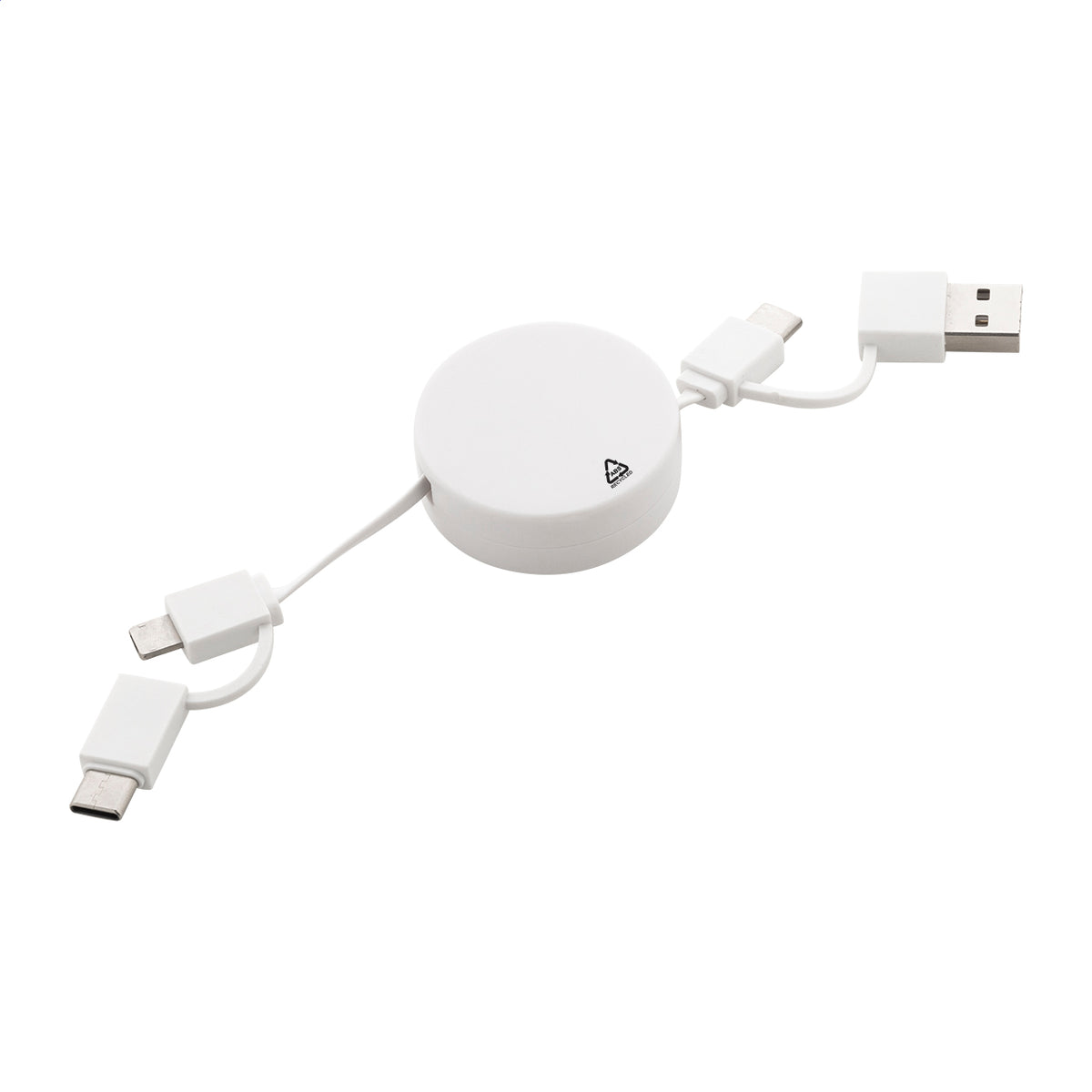 Rascop újrahasznosított ABS USB töltőkábel fehér – Dekormunka – további kép 2