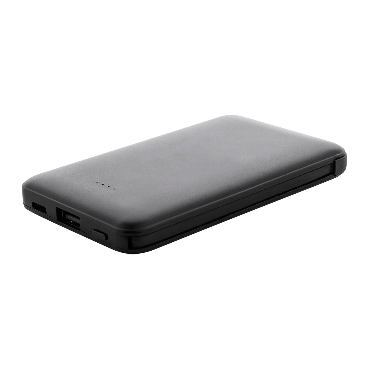 Slimbank újrahasznosított ABS power bank fekete – Dekormunka