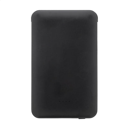 Slimbank újrahasznosított ABS power bank fekete – Dekormunka – további kép 2