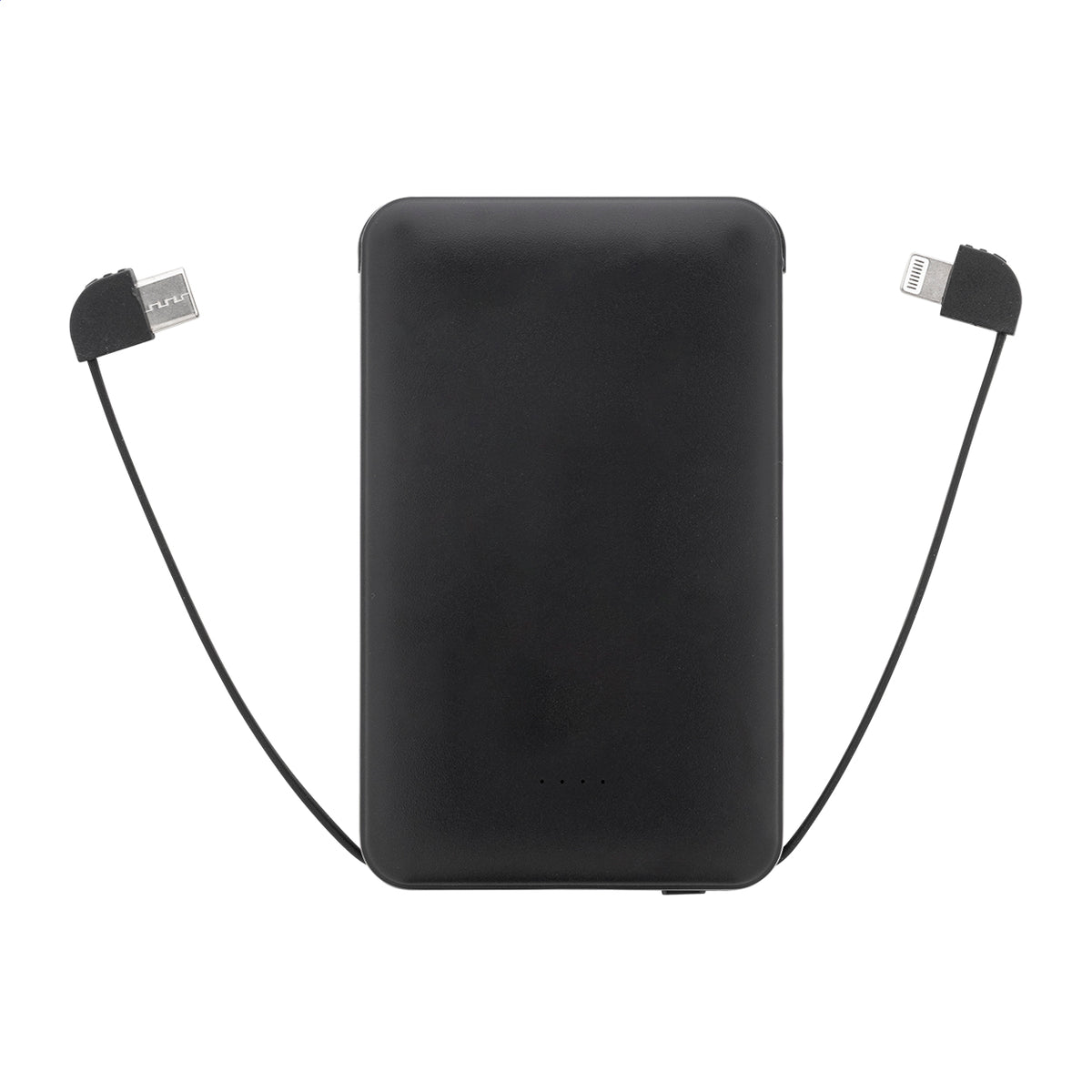 Slimbank újrahasznosított ABS power bank fekete – Dekormunka – további kép 3