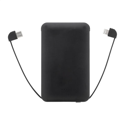 Slimbank újrahasznosított ABS power bank fekete – Dekormunka – további kép 3