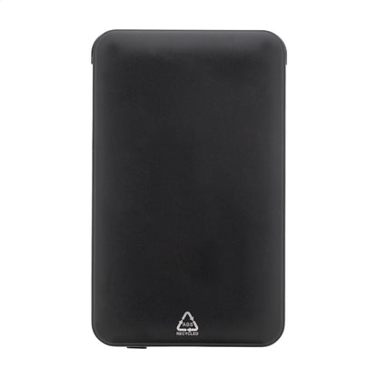 Slimbank újrahasznosított ABS power bank fekete – Dekormunka – további kép 4