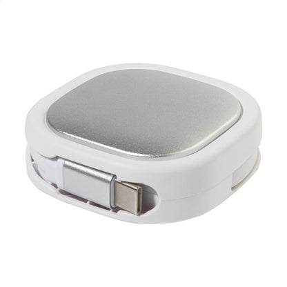 Cabsle Plus újrahasznosított ABS 60 W-os USB-C töltőkábel fehér – Dekormunka – további kép 2