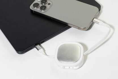Cabsle Plus újrahasznosított ABS 60 W-os USB-C töltőkábel fehér – Dekormunka – további kép 3