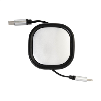 Cabsle Plus újrahasznosított ABS 60 W-os USB-C töltőkábel fekete – Dekormunka