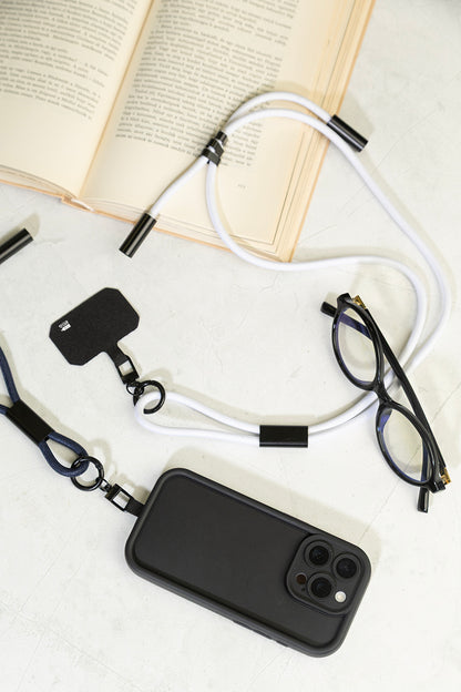 HolCharge 60 W-os RPET mobiltartós nyakpánt kábellel fehér – Dekormunka – további kép 5