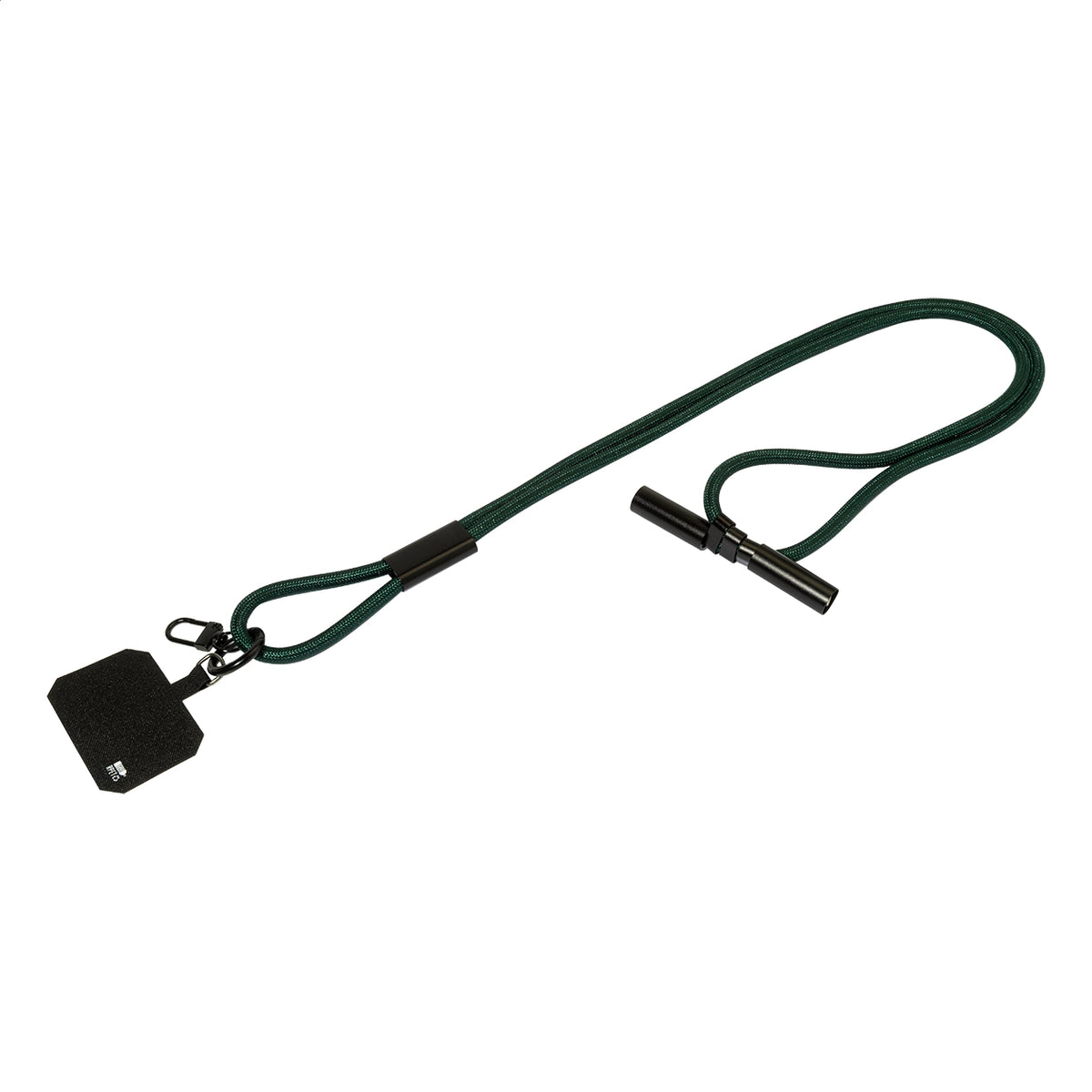 HolCharge 60 W-os RPET mobiltartós nyakpánt kábellel sötét zöld – Dekormunka – további kép 2