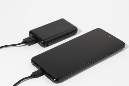 Rabobank Mini újrahasznosított ABS power bank fekete – Dekormunka – további kép 2