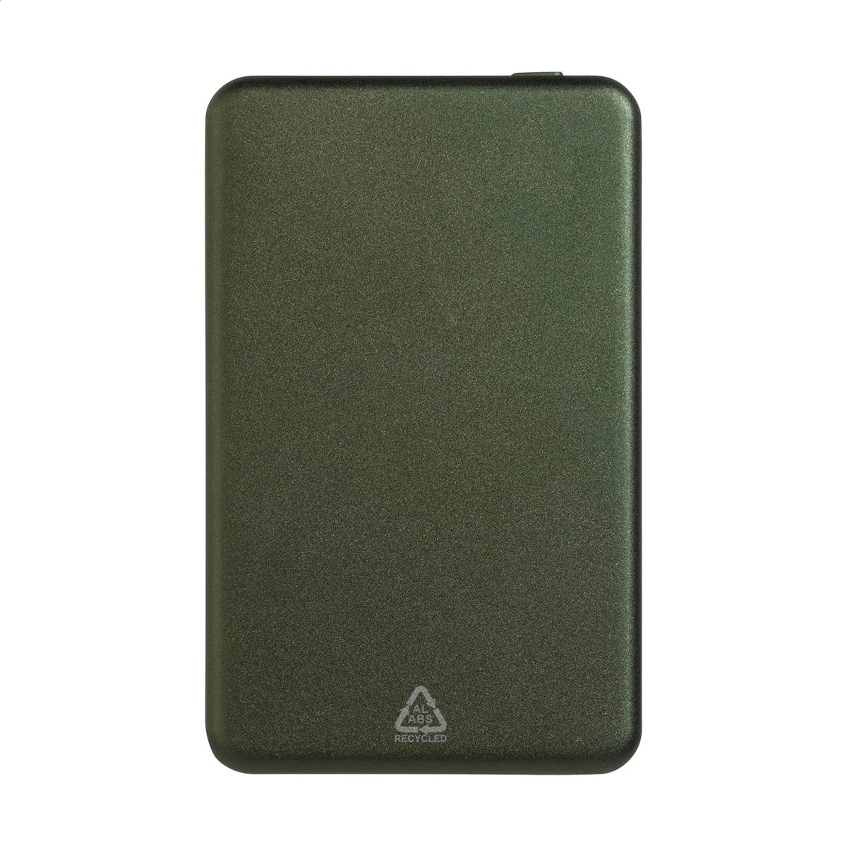 RaluLux újrahasznosított alumínium power bank sötét zöld – Dekormunka – további kép 2