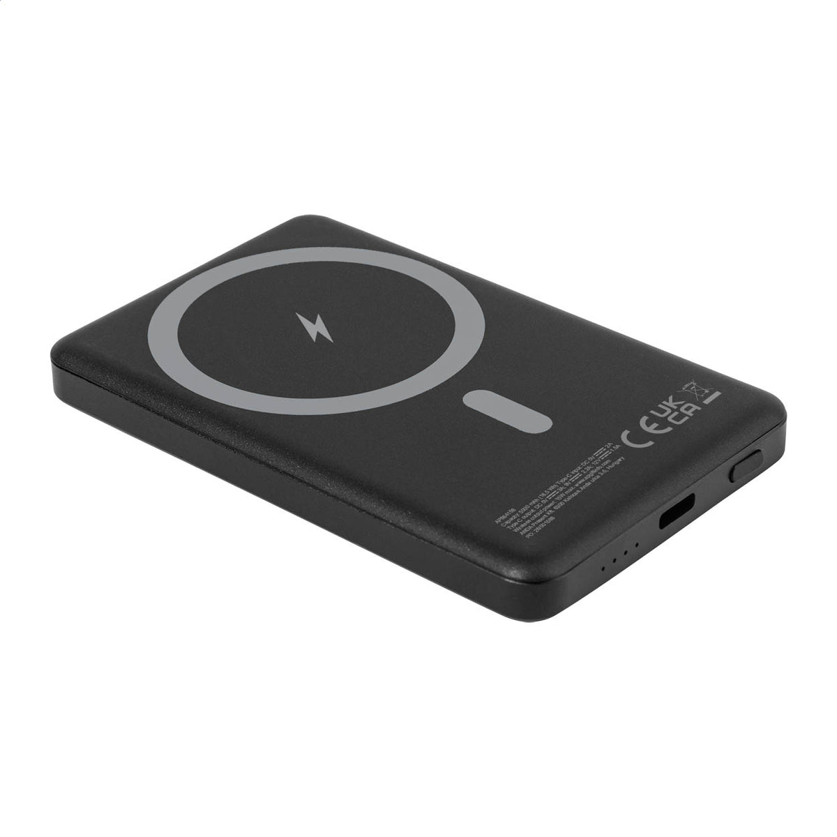RaluLux újrahasznosított alumínium power bank fekete – Dekormunka – további kép 3
