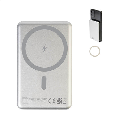 RaluLux újrahasznosított alumínium power bank ezüst – Dekormunka