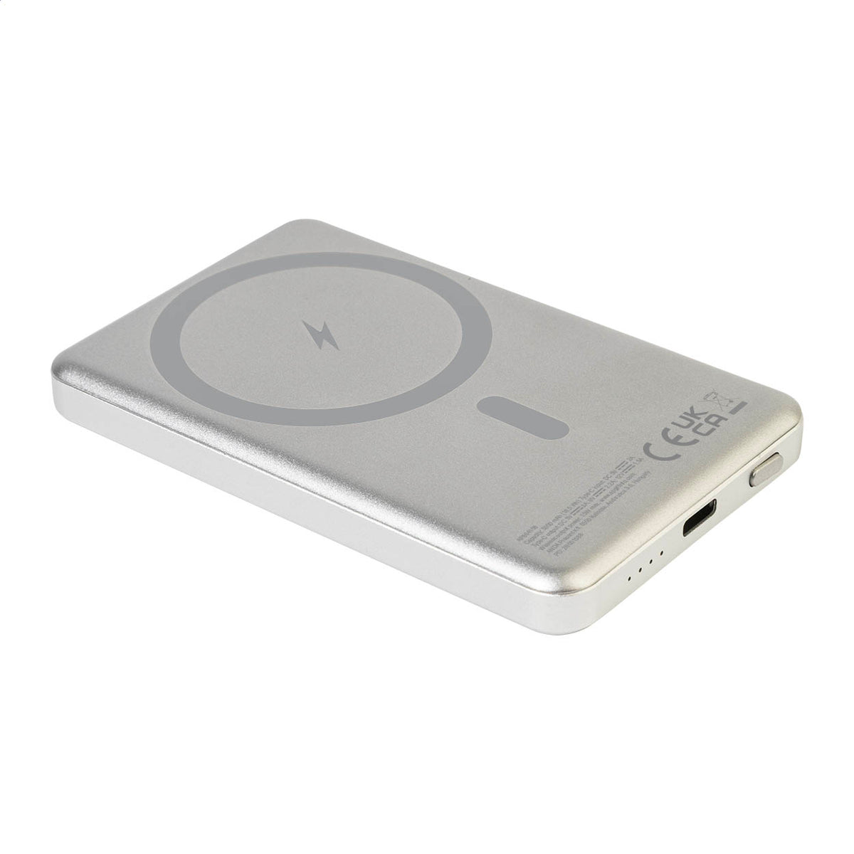 RaluLux újrahasznosított alumínium power bank ezüst – Dekormunka – további kép 3