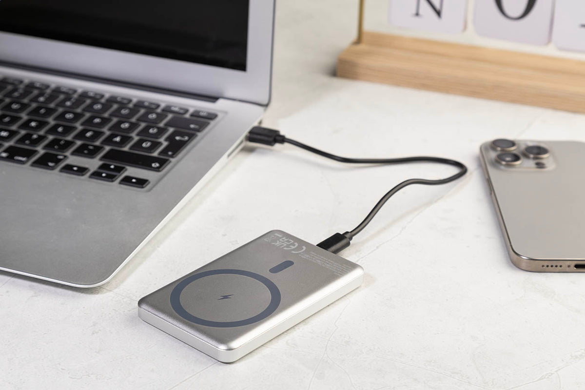 RaluLux újrahasznosított alumínium power bank ezüst – Dekormunka – további kép 4