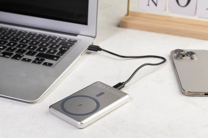 RaluLux újrahasznosított alumínium power bank ezüst – Dekormunka – további kép 4