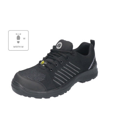 Cernan W - Félcipő unisex - fekete