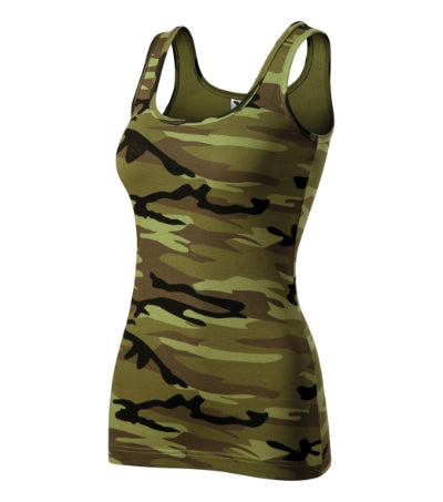 Camo Triumph - Atléta női - zöld terepszín