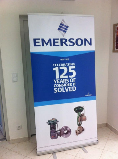 Roll-up banner nyomattal, szerkezettel