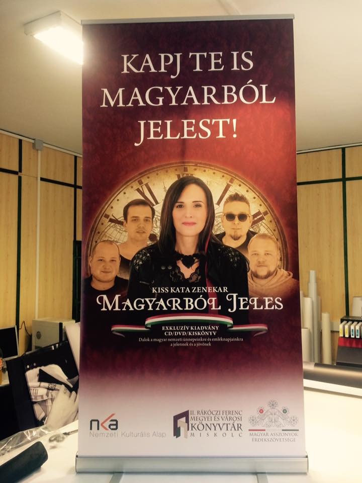 Roll-up banner nyomattal, szerkezettel