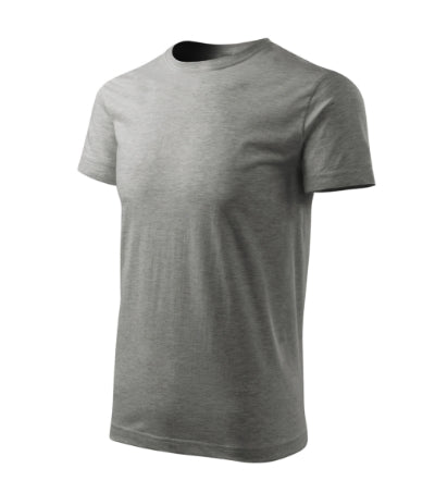 Heavy New Free - Póló unisex - sötétszürke melírozott
