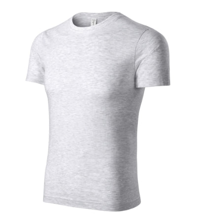 Peak - Póló unisex - világosszürke melírozott