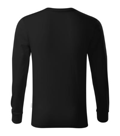 Resist LS - Póló unisex - fekete 01 (brand label)