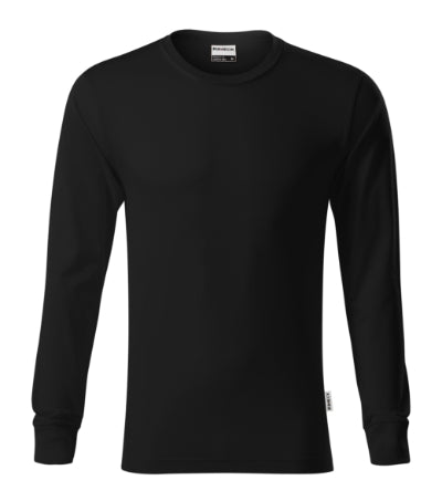 Resist LS - Póló unisex - fekete 01 (brand label)