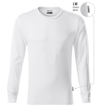 Resist LS - Póló unisex - fehér 00 (brand label)