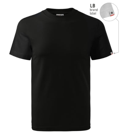 Base - Póló unisex - fekete 01 (brand label)