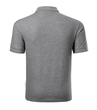 Reserve - Galléros póló férfi - sötétszürke melírozott 12 (brand label)