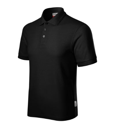 Reserve - Galléros póló férfi - fekete 01 (brand label)