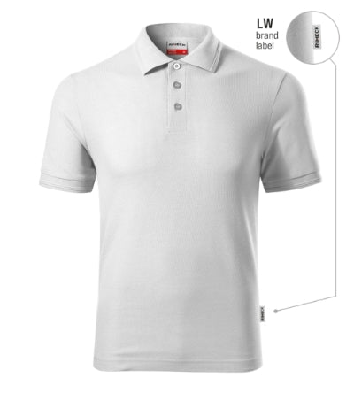 Reserve - Galléros póló férfi - fehér 00 (brand label)