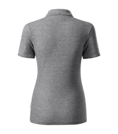 Reserve - Galléros póló női - sötétszürke melírozott 12 (brand label)