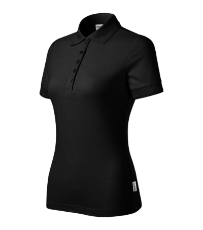 Reserve - Galléros póló női - fekete 01 (brand label)